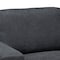 Baxton Studio Nevin Dark Grey Upholstered Sectional Sofa with Right Facing Chaise 158-9742 - alternate 5
